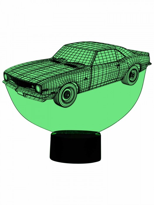 3D Led Lampe USA Auto