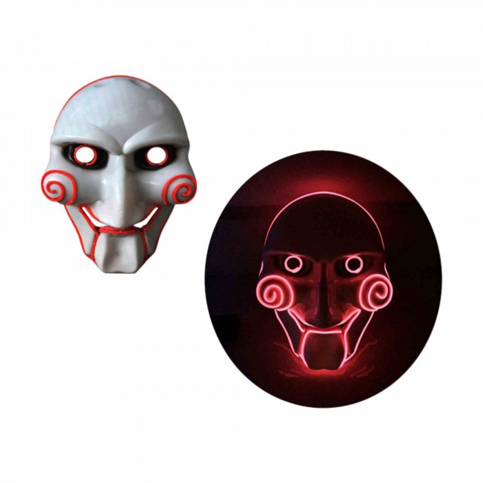 LED Halloween-Maske Jigsaw