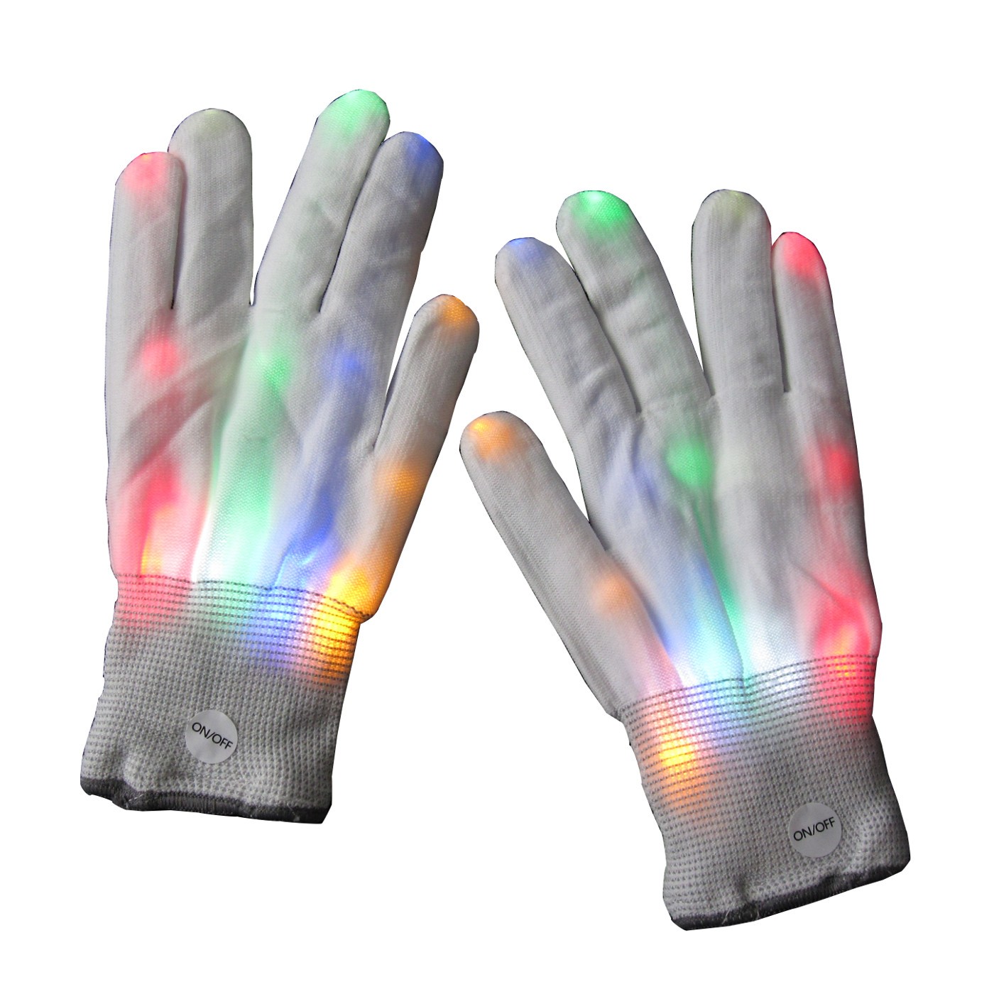 LED Fingerlicht Handschuhe, Halloween Kostüme, Leuchtende