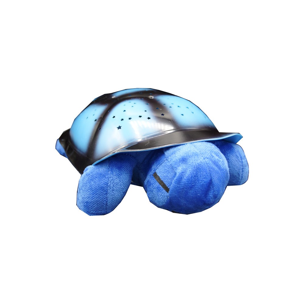 LED Lampe  niedliche blaue Schildkröte mit Sternenhimmel Musik 62 Kinderlieder 