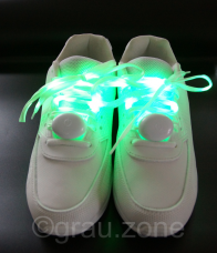 LED-Schnürsenkel „Crazy Colours“ Led Blinkies als leuchtende Party-Schuhbänder 