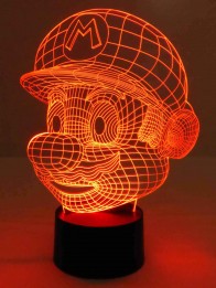3D LED-Lampe Online Gamer RGB Kinder-Zimmer Nacht-Tischlampe Mehrfarben Lampen