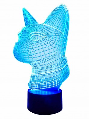 3D Lampe Mietze-Katze
