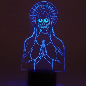 3D LED-Lampe Totenkopf Tischlampe RGB Innenleuchte Wohnlicht Tischleuchte