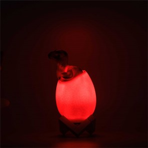 niedliche 3D LED Tischlampe Dinosaurier braun Nachtlicht Farbwechsel Schlummerlicht 16 Leuchtfarben dimmbar
