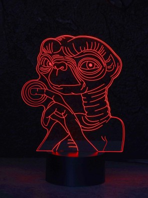 3D LED-Lampe niedliches Monster Tischlampe Nachtlicht Nachttischlampe Wohnlicht Farbwechsel Tischleuchte
