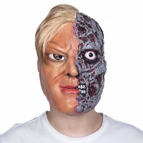 Karneval Maske Halb Mensch Halb Monster