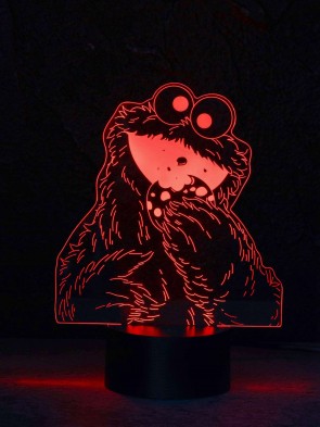 3D LED-Lampe niedliches Monster Kinderleuchte Schlummerlicht Kinderzimmerlampe Schlummerlampe Nachtlicht