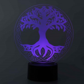 3D Lampe Baum des Lebens  illusion LED Tischlampe Deko Wohnlicht 