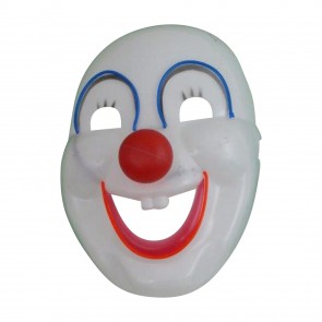 LED Leucht-Maske lustiger Clown mit roter Nase Karneval Fasching Fastnacht Verkleidungsparty