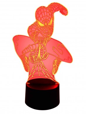 3D LED Lampe Spinne