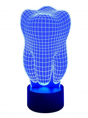 3D Lampe Zahn