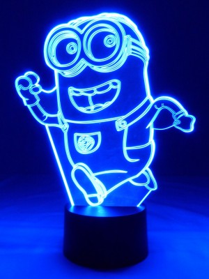 3D LED Lampe niedliche Nachttischlampe Kinderzimmer Wohnzimmer Mehrfarben Licht