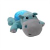 LED Lampe" Nilpferd Hippo" mit Sternenhimmel Musik Einschlafhilfe Tischlampe Tischleuchte Nachttischlampe