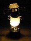 Kinderzimmer Lampe Schaf 3D Nachttischlampe LED Tischleuchte Mehrfarben Licht