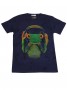 3D T-Shirt Frosch mit Kopfhörer