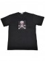 Ultimatives LED T-Shirt (Männer) mit EL Panel Motiv Piratenflagge