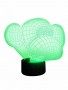 3D-Lampe als Multicolor Tischlampe