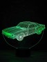 3D Wohnlicht Motiv USA Auto