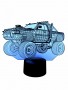 3D Led Lampe Monster-Truck