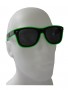 LED-Sonnenbrille dunkle Gläser Grün