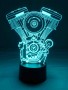 originelle 3D Lampen V2 Motor