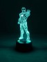 originelle 3D LED Lampe Iron Man