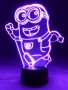 3D Kinder Nachtischlampe