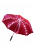 LED Regenschirm Rot Sternenhimmel