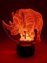 3D Lampe Rhinzerosse