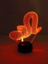 3D Lampe Schlange