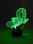 3D Lampe lustige Schlange