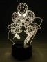 3D Led-Lampe Spinne