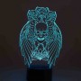 3D Led Lampe für Biker Rocker Clubhaus