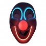 LED Leucht-Maske lustiger Clown