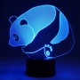 originelle 3D Led Lampe Panda Bär