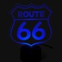 3D Lampe Amerika Urlaub Route 66