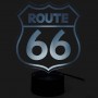 3D Lampe Route 66